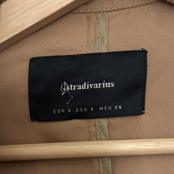 Stradivarius Camel Trench Coat with Tie Waist - Picture 2 of 6